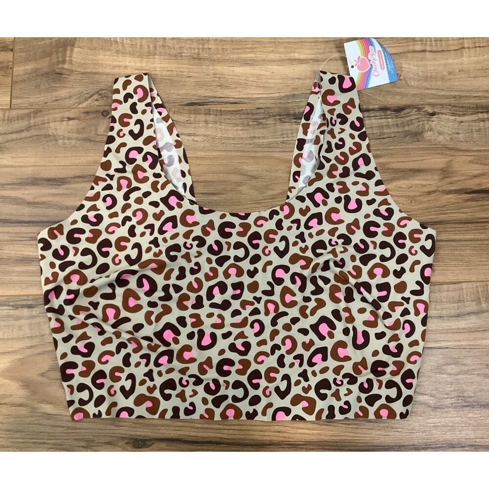 NWT Cheek Boss Bra  Cheetah Print  Size: 2XL